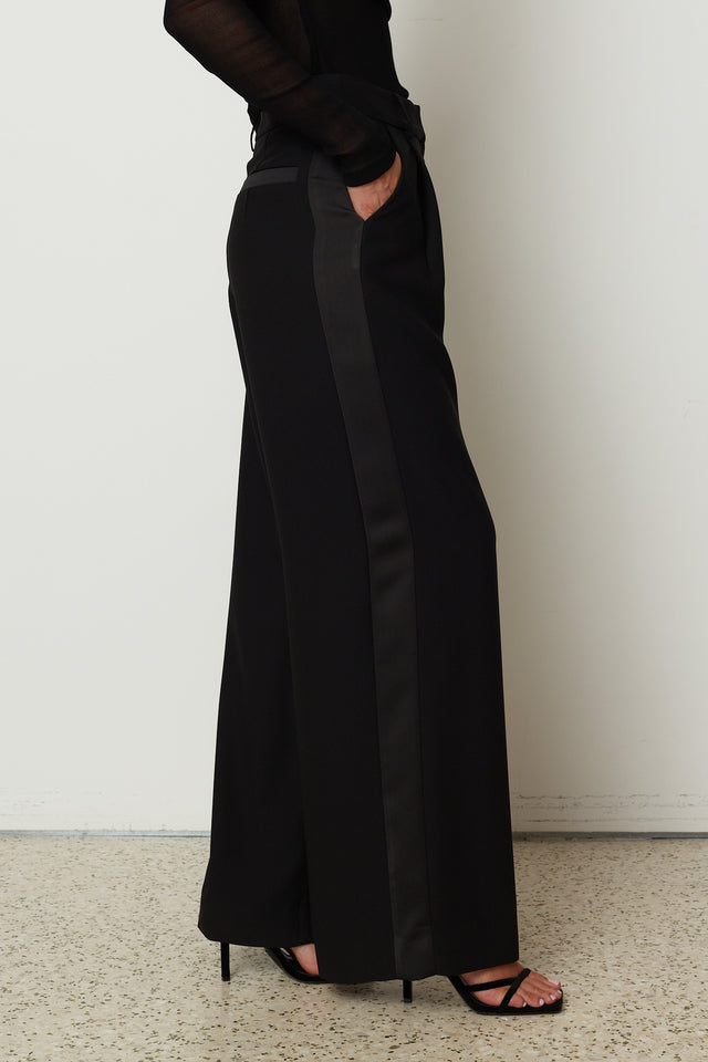 POWER SUIT TROUSERS BLACK