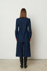 DENIM ZIP CULOTTES DARK BLUE