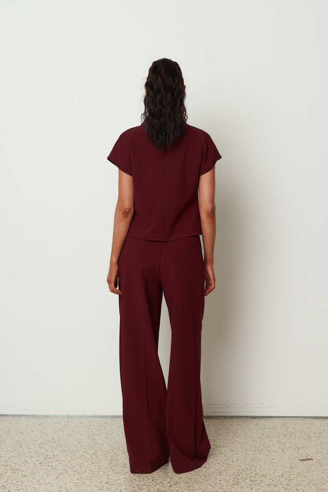 SIGNATURE PANTS BORDEAUX