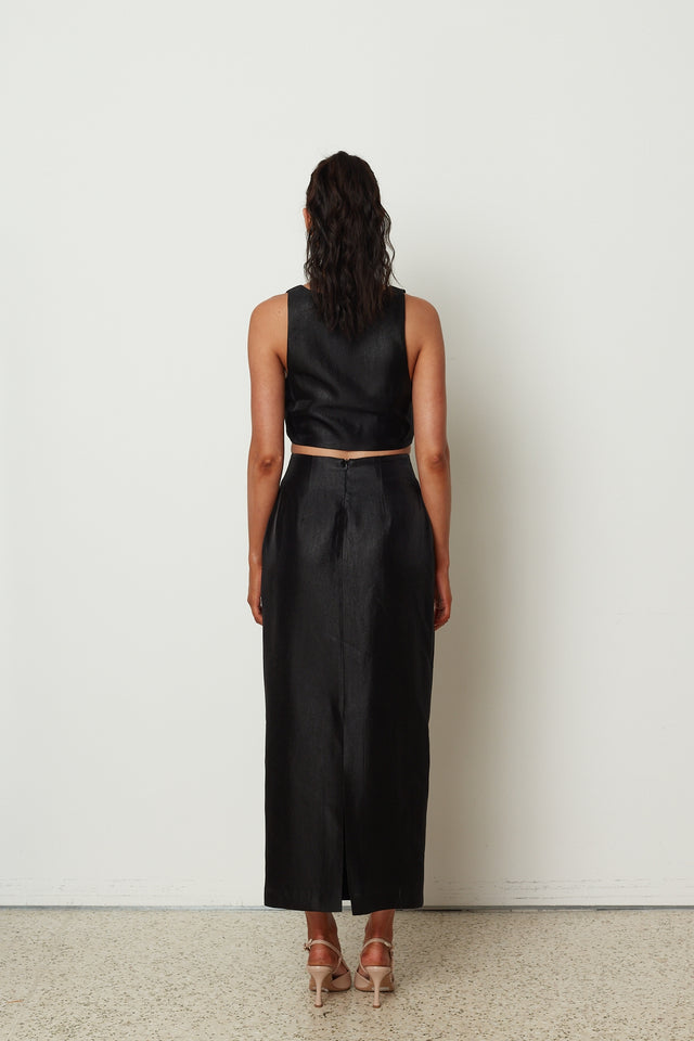 AURA CROP TOP BLACK