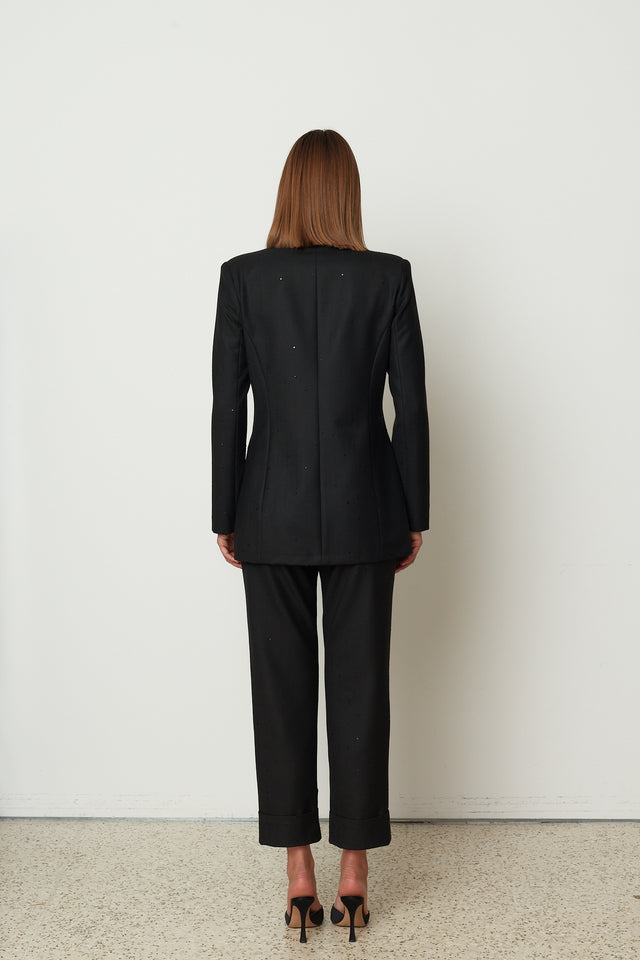 GLIMMER TROUSERS BLACK