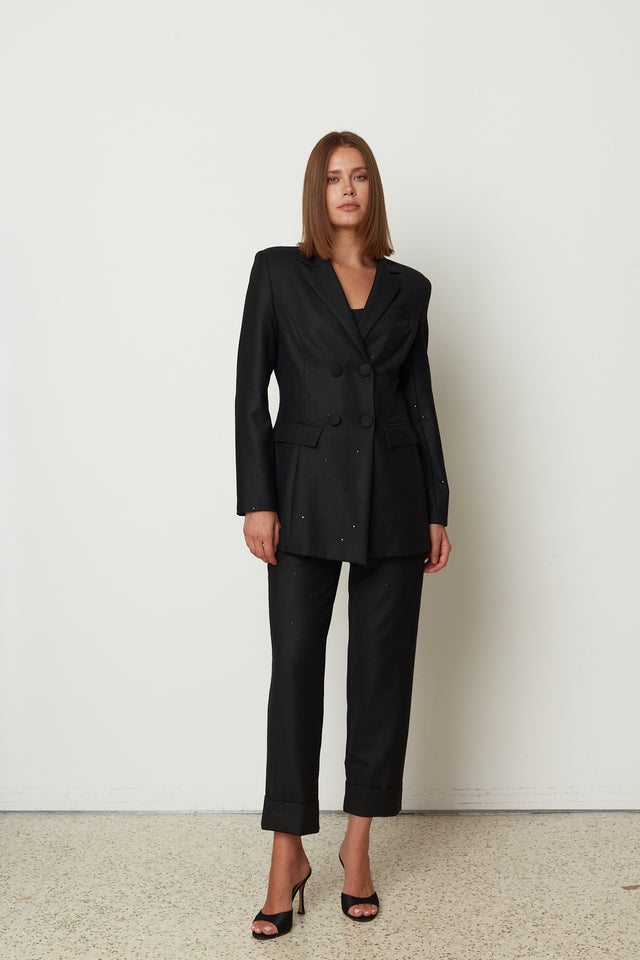 GLIMMER TROUSERS BLACK