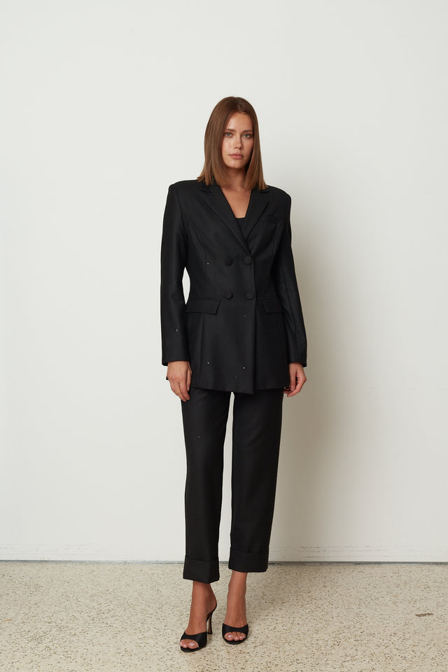 GLIMMER TROUSERS BLACK