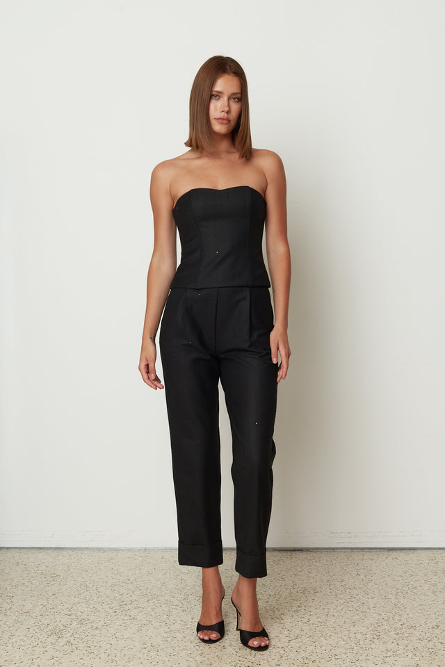 GLIMMER TROUSERS BLACK