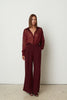 POWER SUIT TROUSERS BORDEAUX