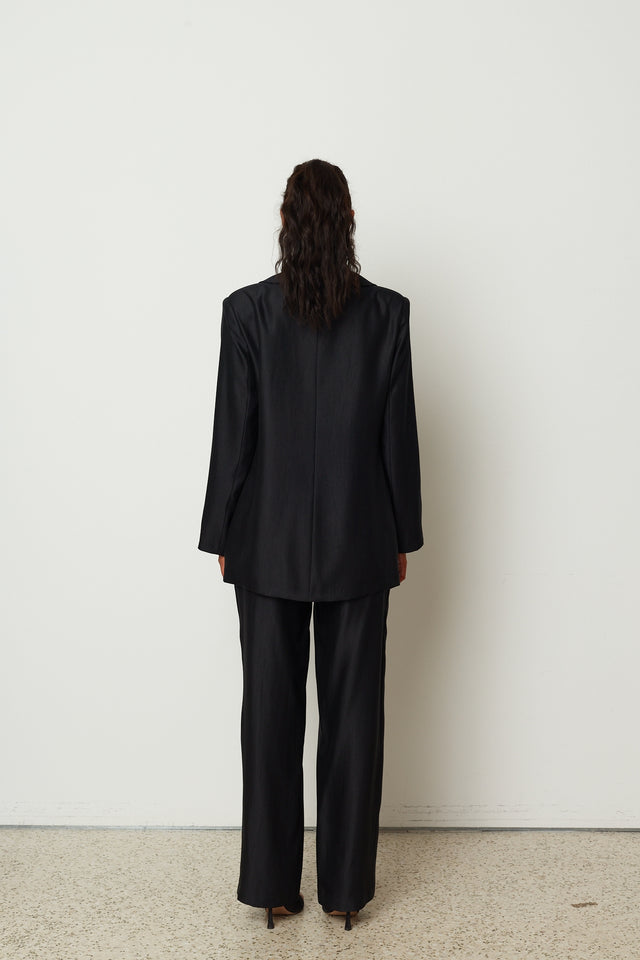 ELEGANT HIGH WAIST PANTS BLACK