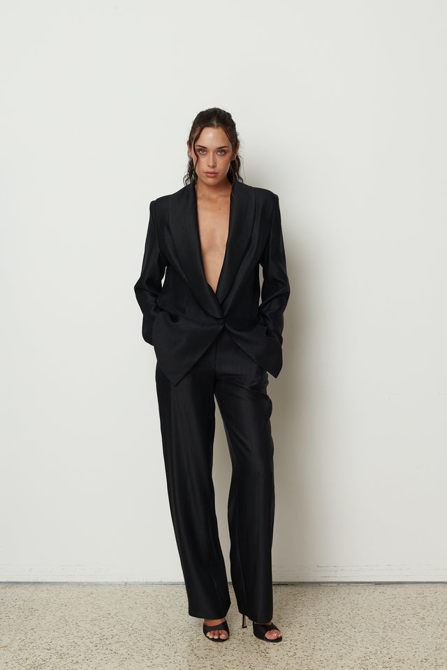 ELEGANT SMOKIN BLAZER BLACK