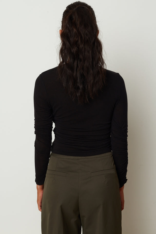 SOFT TOUCH BLOUSE BLACK