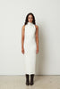 SHAPE MIDI DRESS WHITE