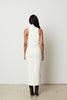 SHAPE MIDI DRESS WHITE