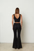 BOLD CROP TOP BLACK