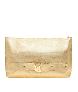 GOLD LEATHER BAG
