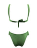 GREEN SILK WIRE BIKINI