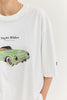 CHEETAH T-SHIRT RETRO CAR OFF-WHITE