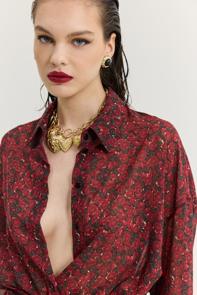 HEATHER SHIRT HAPPILY EVER AFTER RED