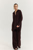 OLIVIA CARDIGAN BROWN