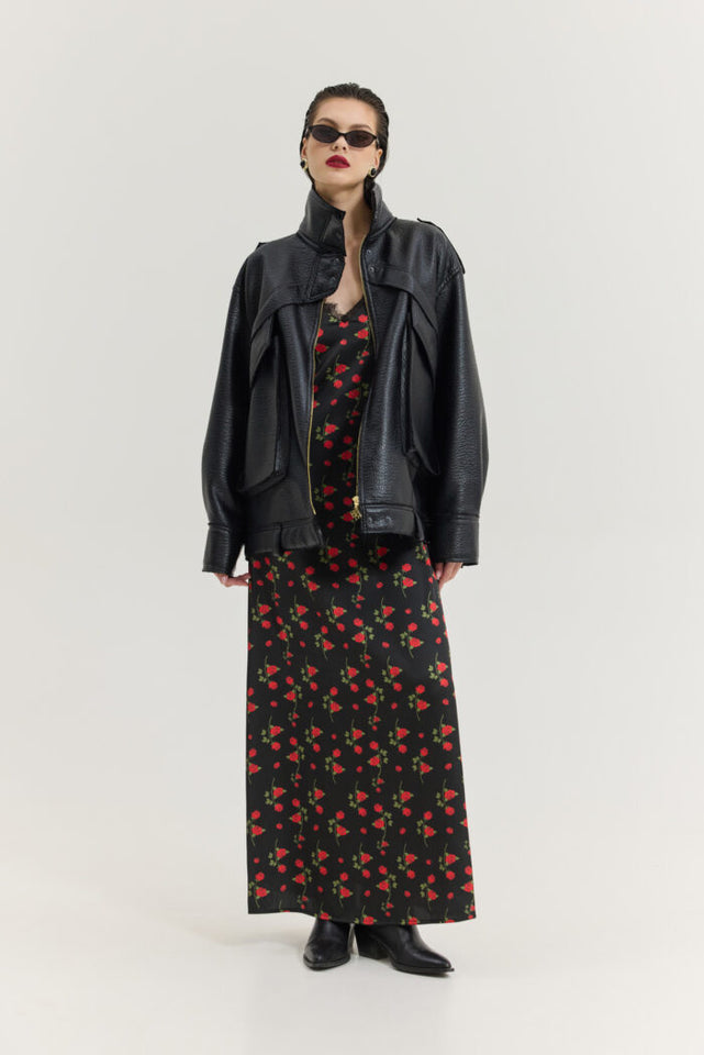 SHOT DRESS BLACK