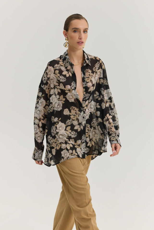 HEATHER SHIRT CLOUDY DAYS BACK