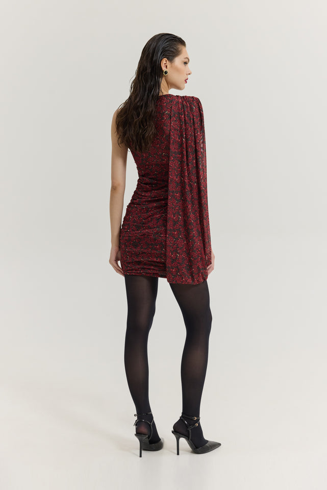 CLOVER DRESS RED