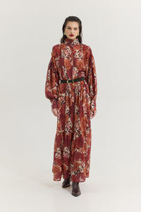 BRAMBLE DRESS RUST