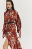 BRAMBLE DRESS RUST