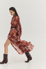 BRAMBLE DRESS RUST