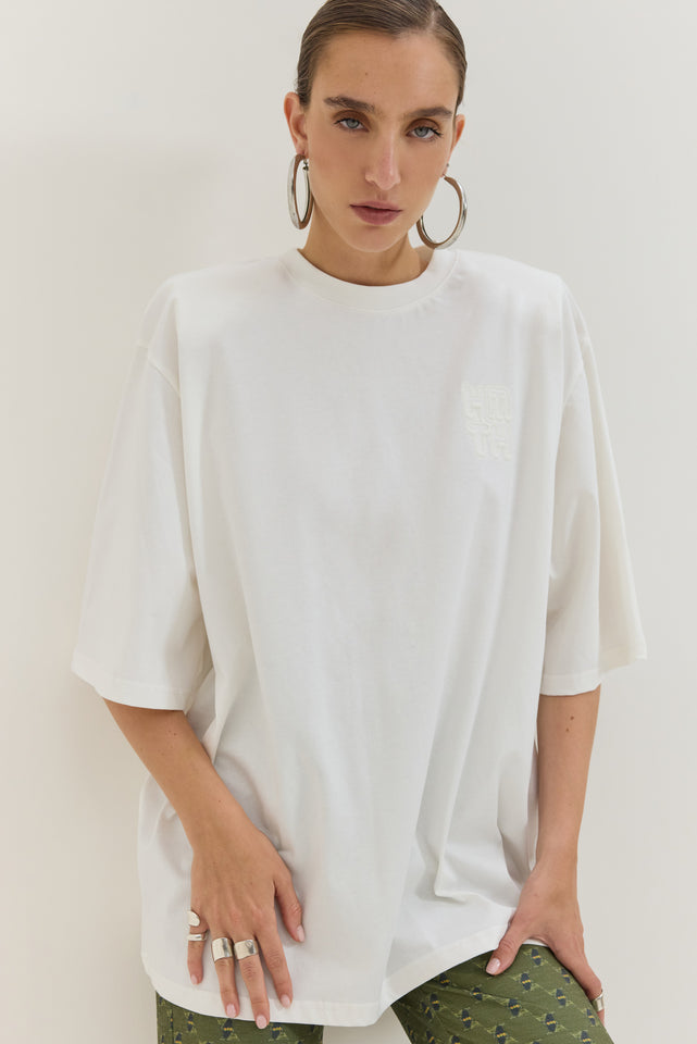 SAHARA FLOWER T-SHIRT ECRU