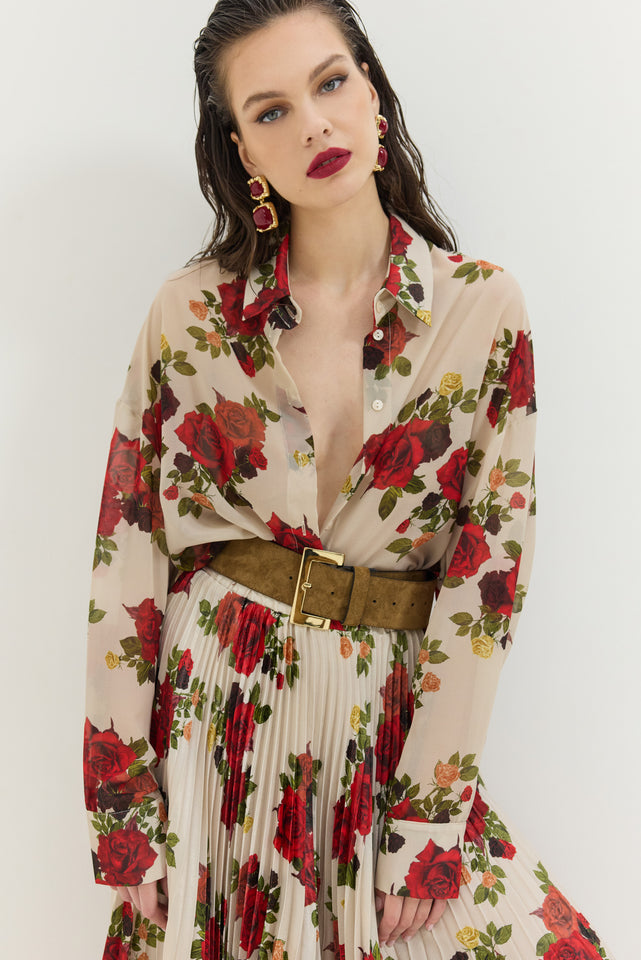 HEATHER SHIRT GARDEN CREAM