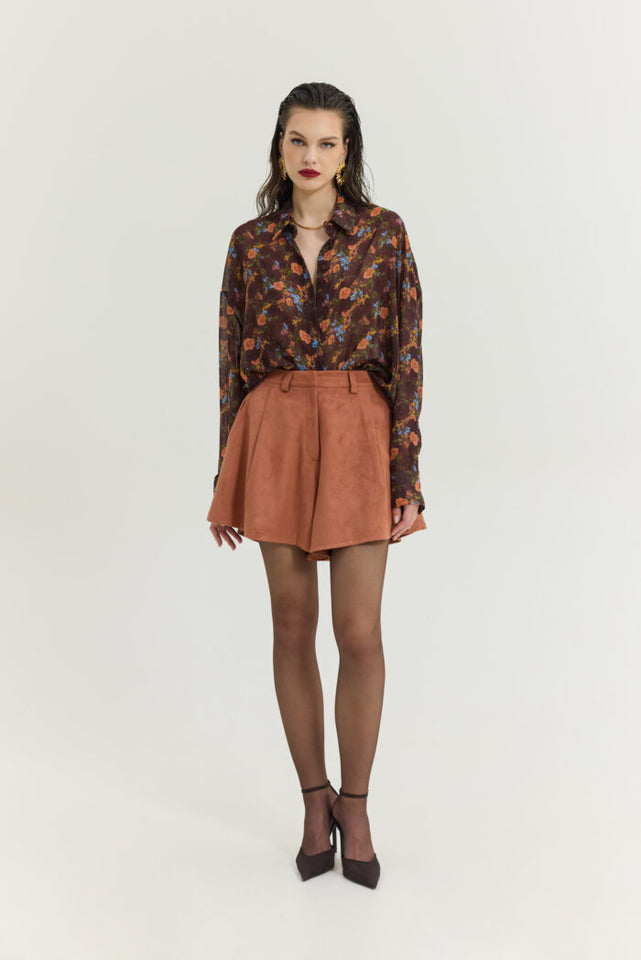 COSMOPOLITAN SHORTS LIHT BROWN