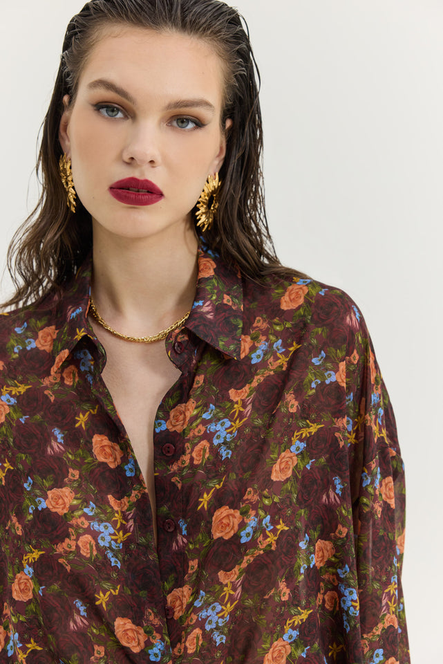 HEATHER SHIRT PACK YOUR BAGS BORDEAUX