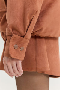 COSMOPOLITAN SHORTS LIHT BROWN