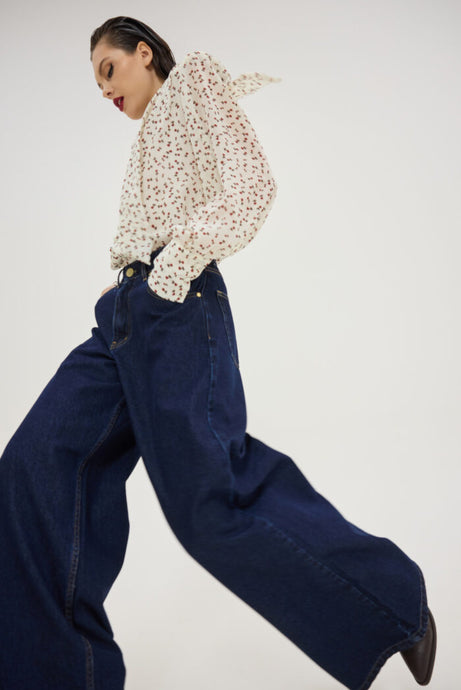 SALEM DENIM PANTS DARK BLUE