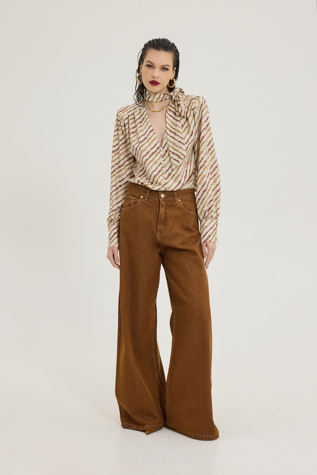 SALEM DENIM PANTS TOBACCO