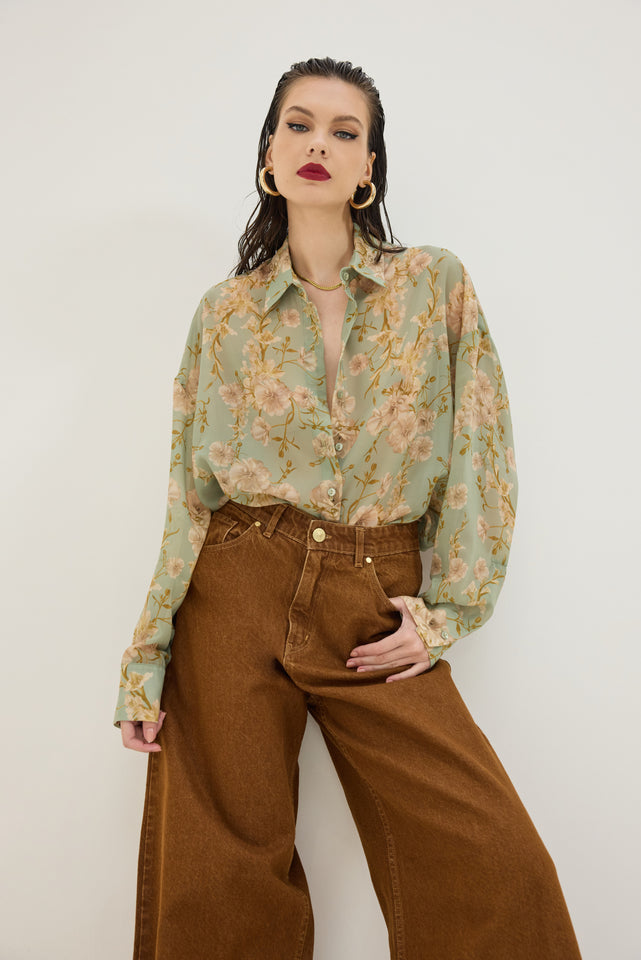SALEM DENIM PANTS TOBACCO