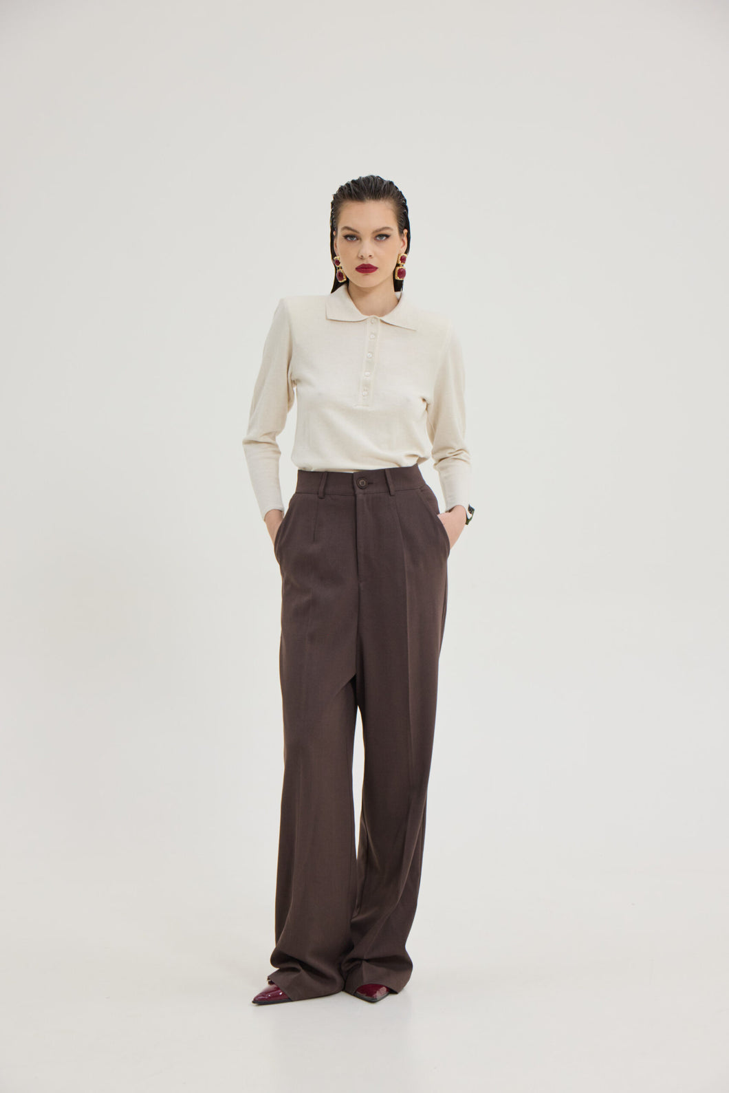 BRANDY PANTS BROWN