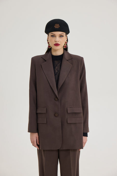 SENEGAL BLAZER BROWN