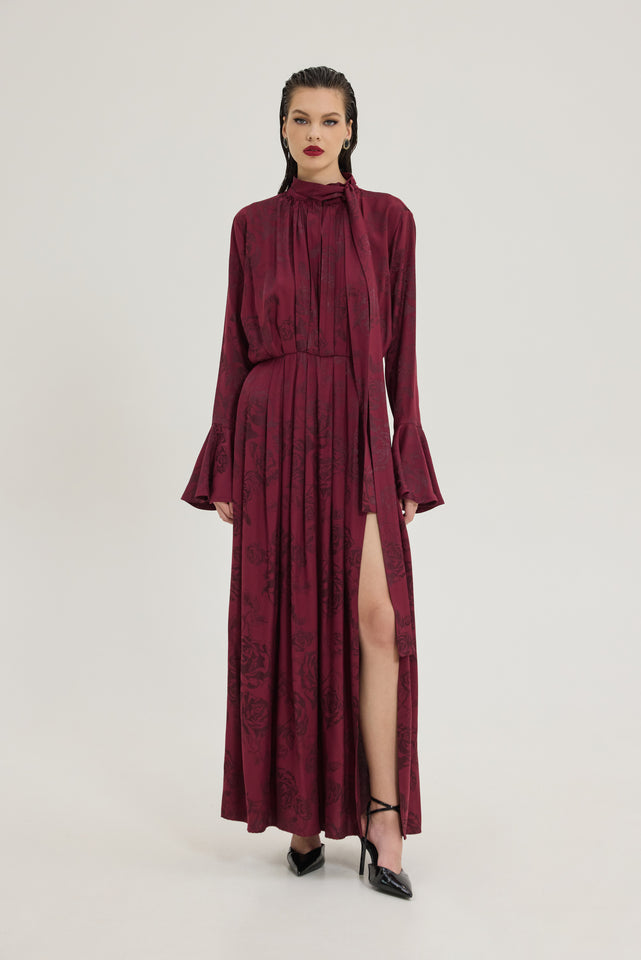 DAQUIRI DRESS BORDEAUX