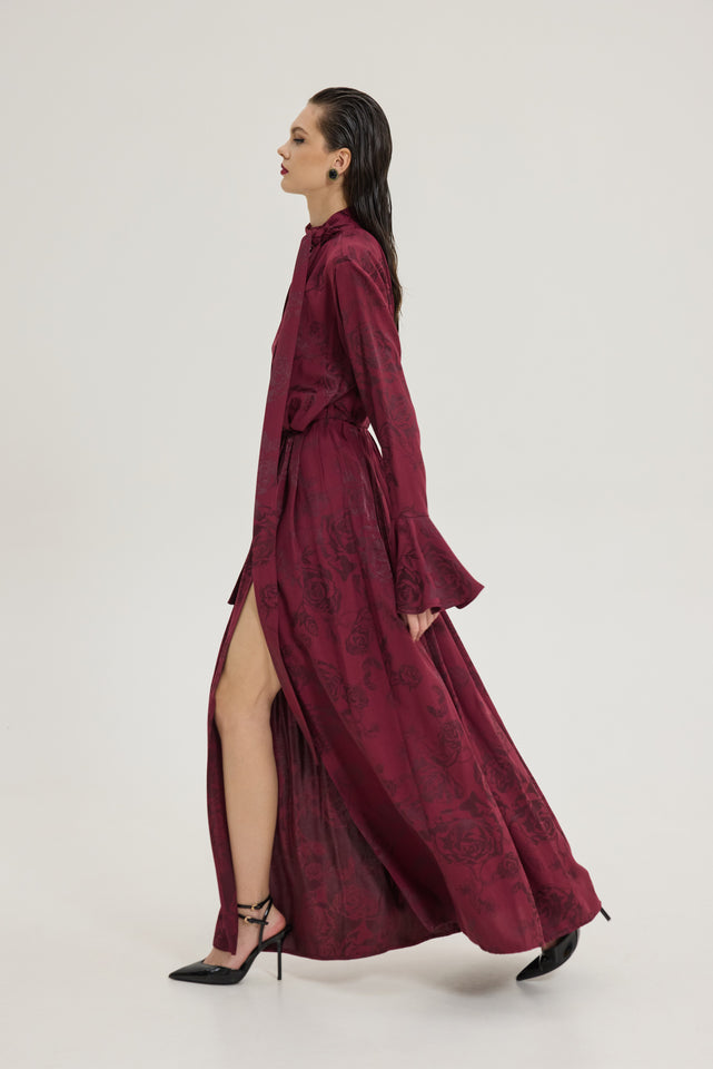 DAQUIRI DRESS BORDEAUX