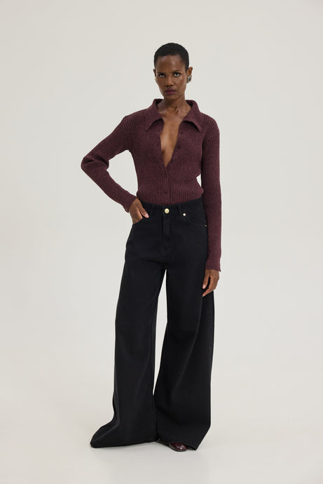 SALEM DENIM PAMTS BLACK