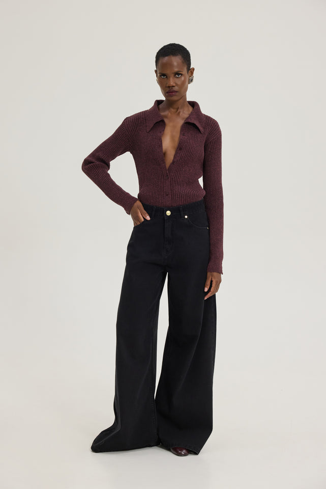 SALEM DENIM PAMTS BLACK