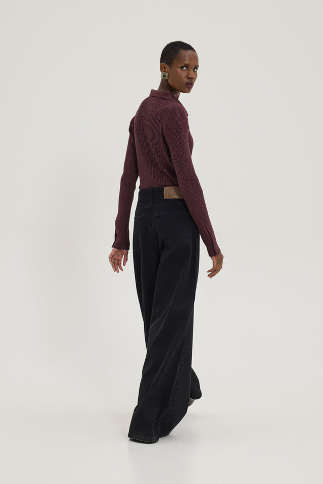 SALEM DENIM PAMTS BLACK