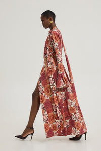 PEONY DRESS RUST