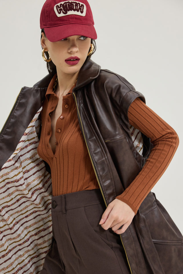 AMARETTO JACKET BROWN
