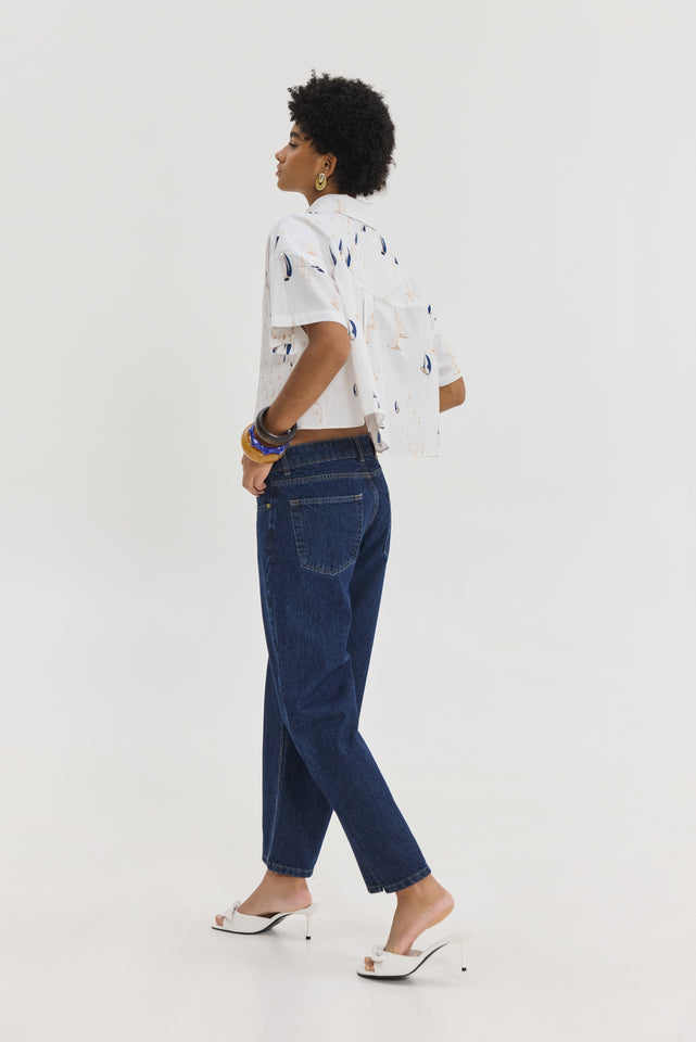 VENIAMIN DENIM PANTS DARK BLUE