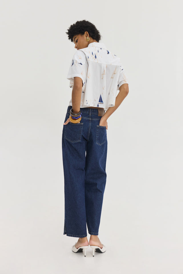 VENIAMIN DENIM PANTS DARK BLUE