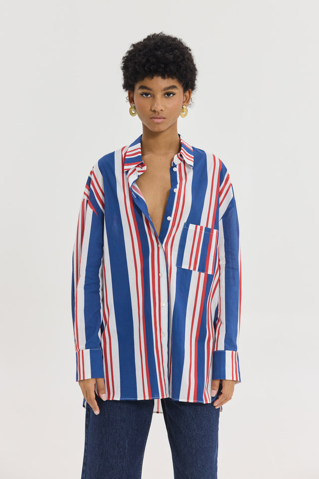 LORA SHIRT NAUTICA STRIPES