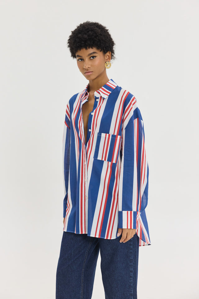 LORA SHIRT NAUTICA STRIPES