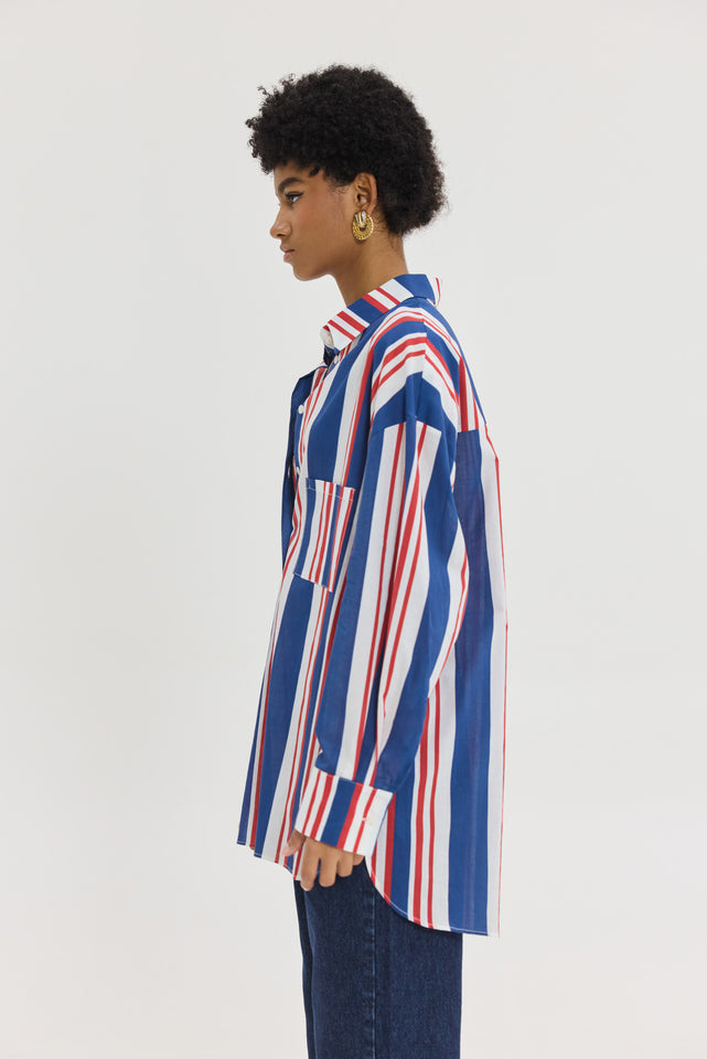 LORA SHIRT NAUTICA STRIPES