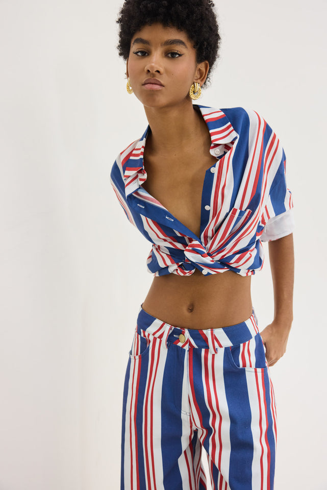 LORA SHIRT NAUTICA STRIPES