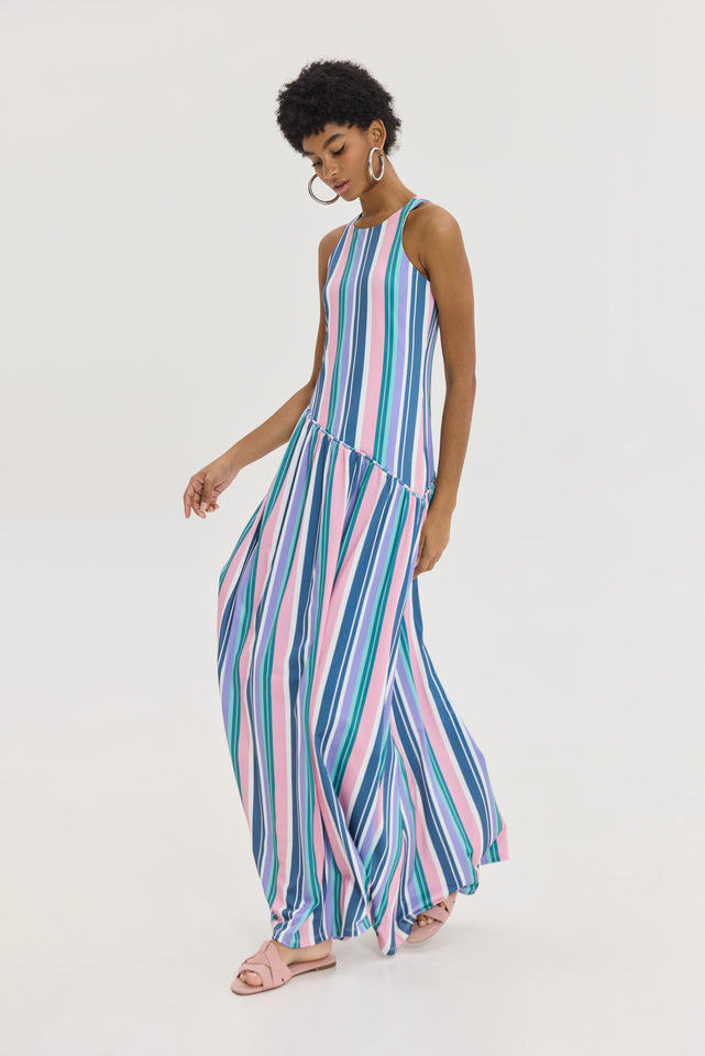 HILDA DRESS STRIPES